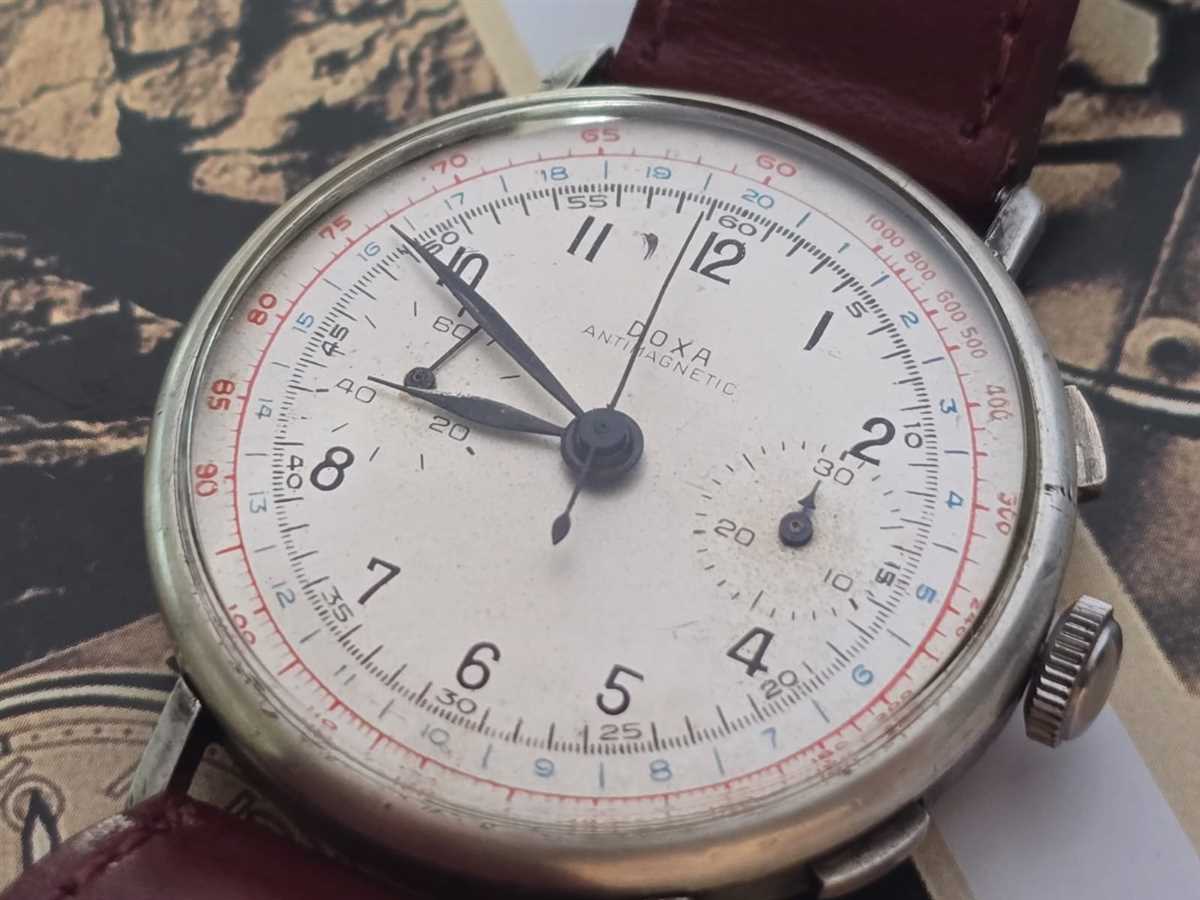 Doxa Chronograph Telemetre Dial - 40