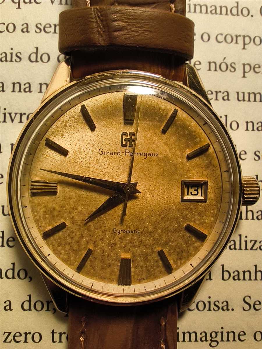 Girard Perregaux Gyromatic Tropical Dial 37mm Vintage