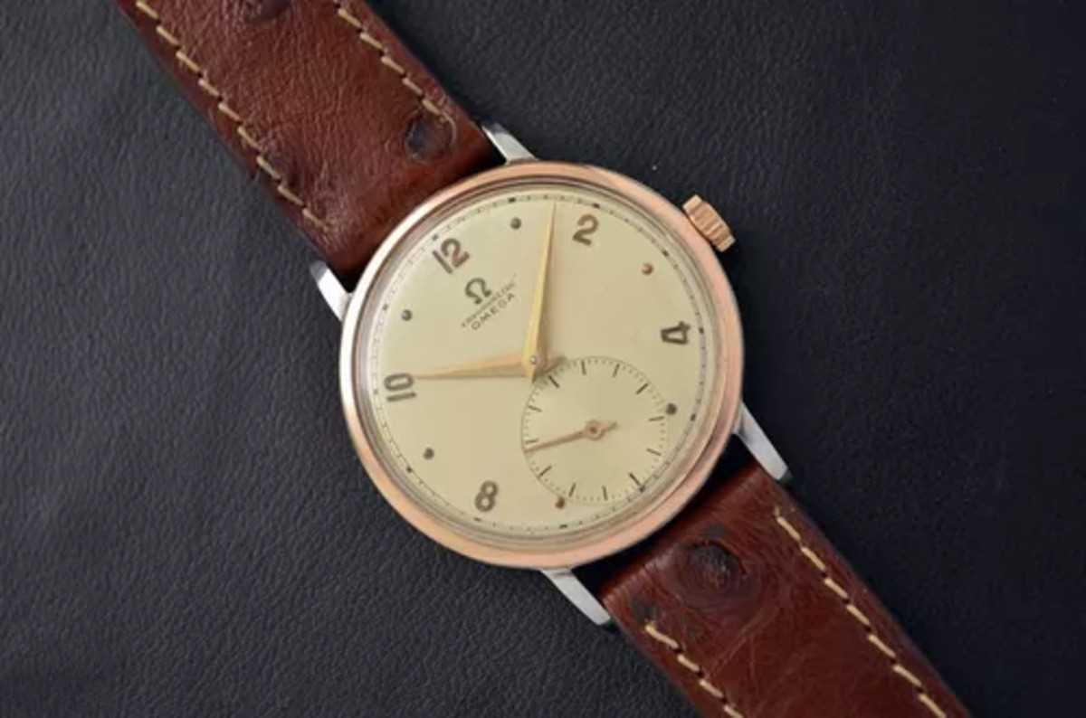 Omega 30t2 Rg Chronometer Aço E Ouro Rosa Ref2366